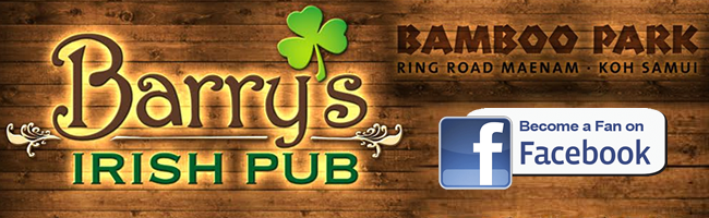 Barry's Irish Pub, Samui